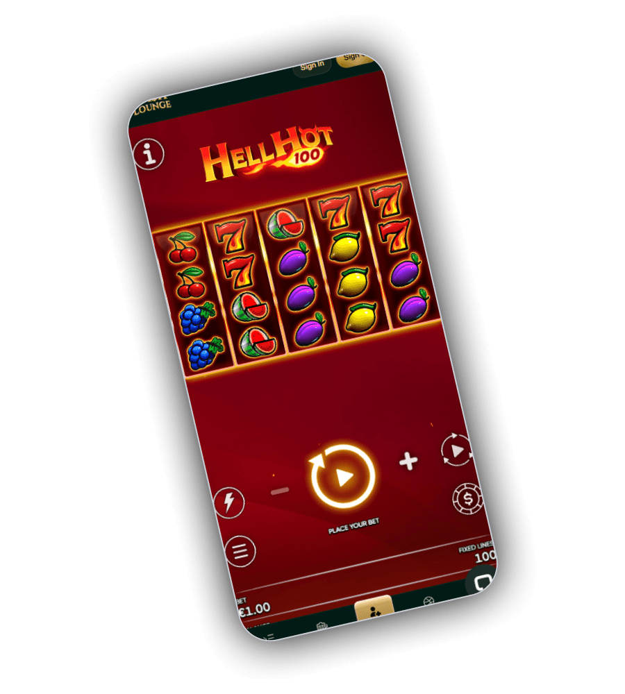 Aplicación móvil CashLounge Casino