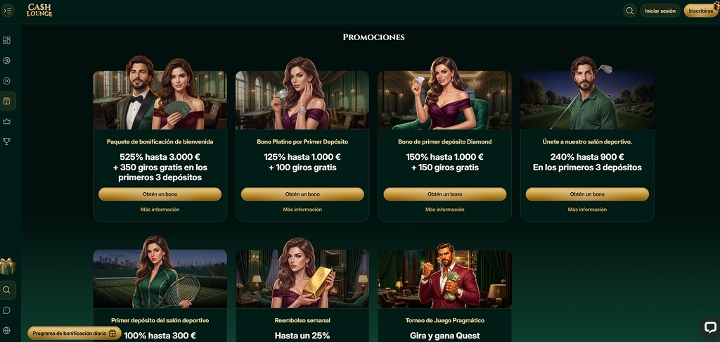 Promociones de CashLounge Casino